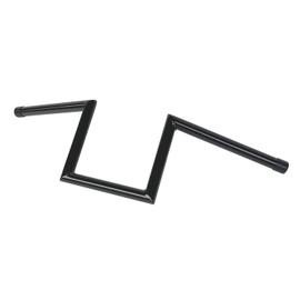 Universal Drag Bars 8 Rise 1" Zee Zed Ape Hanger Z-Bar Handlebars Fit for Harley Sportster 883 1200 Honda Yamaha Suzuki Kawasaki Triumph Most Chopper Cruisers Bobber Bike Cafe Racer Gloss Black