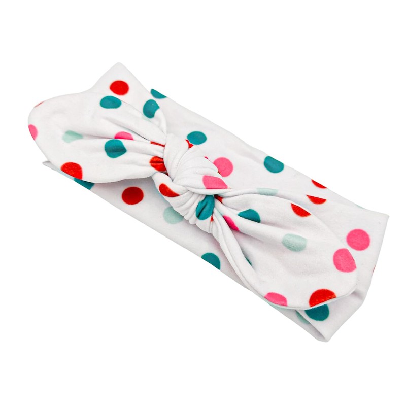 HAARallerliebst Confetti Hair Band with Bow (38 cm, Polka Dots,