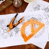 Zonon Student Protractor and Compass Set, Student Geometry Math Set