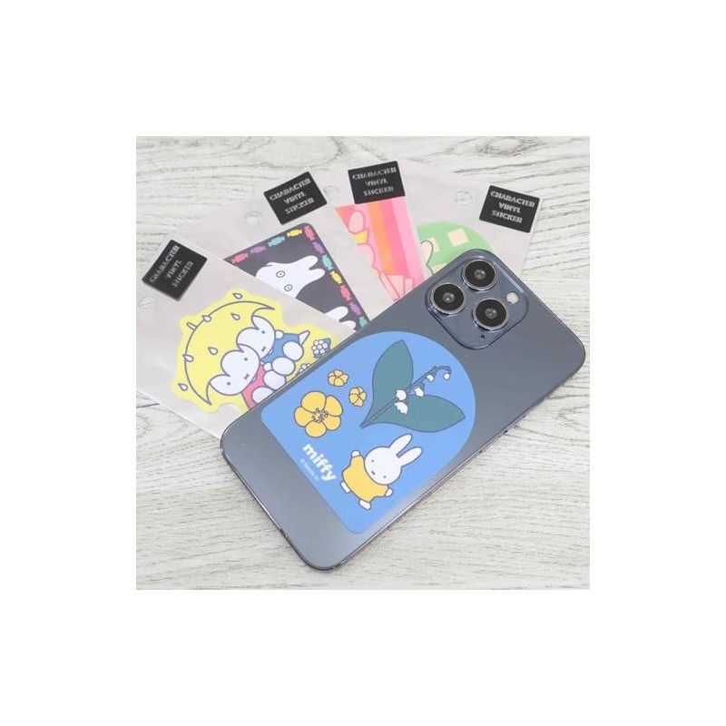 Miffy [Die Cut Sticker] Character Sticker/Rose Dick Bruna