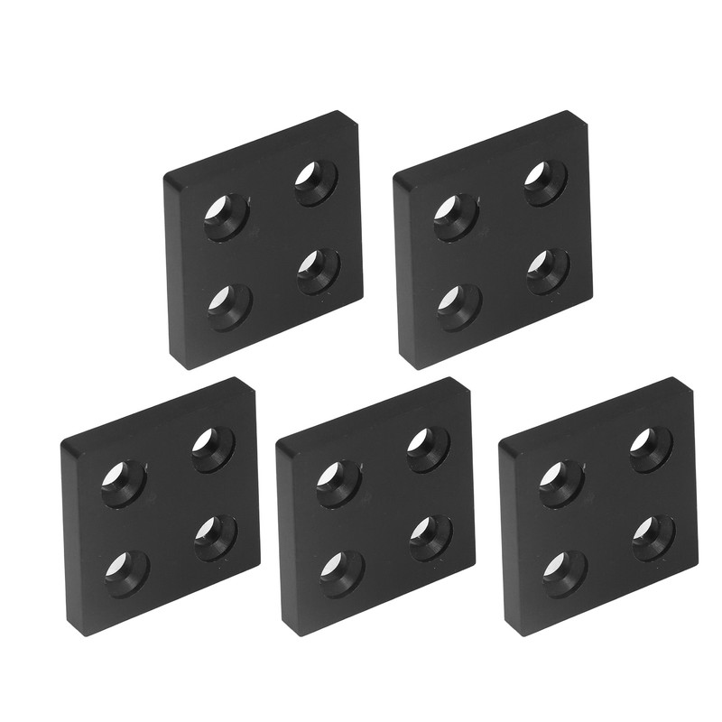 5Pcs Aluminum Profile End Cap Alloy Metal Cover Plate Linear