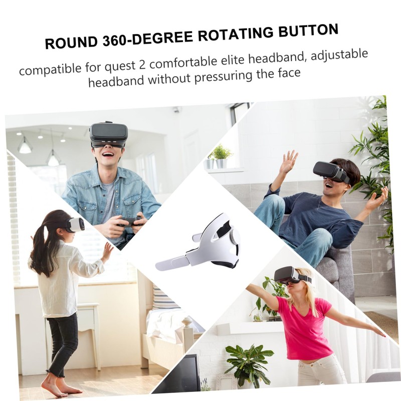 KONTONTY Adjustable Headband for 2 Vr Headset Comfort Elite Non-Slip