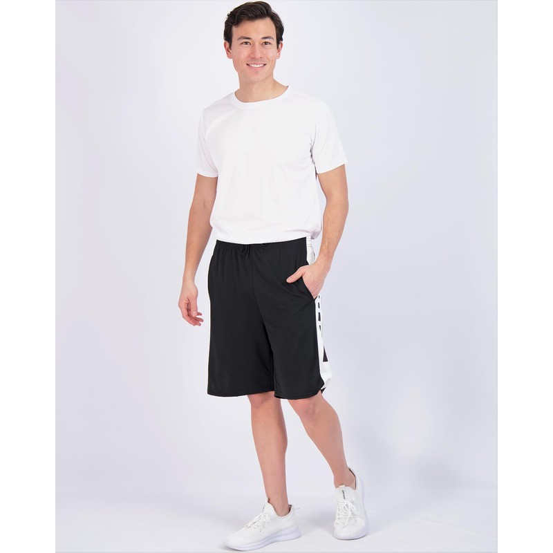 Real Essentials Men's Tennis Shorts, Set M