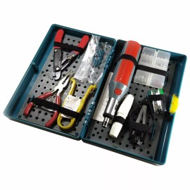 Electronix Express Computer Service Toolkit, Includes 23-in-1 Screwdriver, Wire Stripper, Pliers
