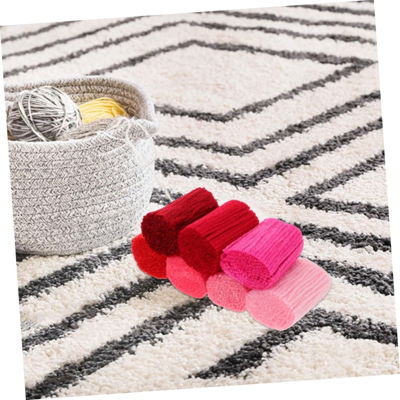DOITOOL 7pcs DIY Latch Hook Yarn Soft Craft Yarn for