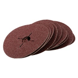 10pc 115mm (4.5") Fibre Discs 36 Grit Abrasive Sanding Disc Wood Metal Masonry