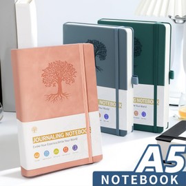 A5 Lined Journal Notebook for Women & Men,192 Pages,College Ruled Hardcover Notebook for Personal Journaling Writing, Study, Office, Travel Recording & Note Taking (Navy Blue)