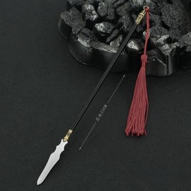 Neko Kamiyama, Sangokushi, Warlord, Hero, Weapon, Horse, Moleck, Spear, Total Length 8.7 inches (22 cm), Type 2 / Miniature Figure, Collector, Interior