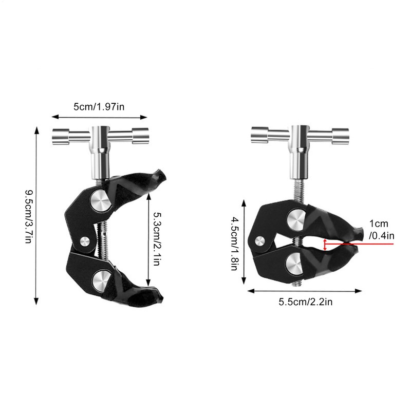 Car Side Awning Clamp Grip, Awning Mounting Rod Fixing Clip
