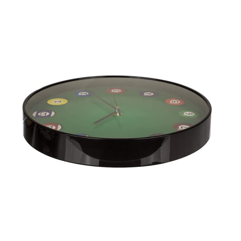 Out of the blue Decorative object/wall clock with billiard motif/diameter: