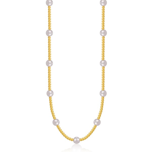Pearl Necklaces for Women And Gold Beads Necklace Pearl Jewelry