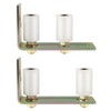 Skelang Slide Gate Guide Roller with L Post Bracket, Dual