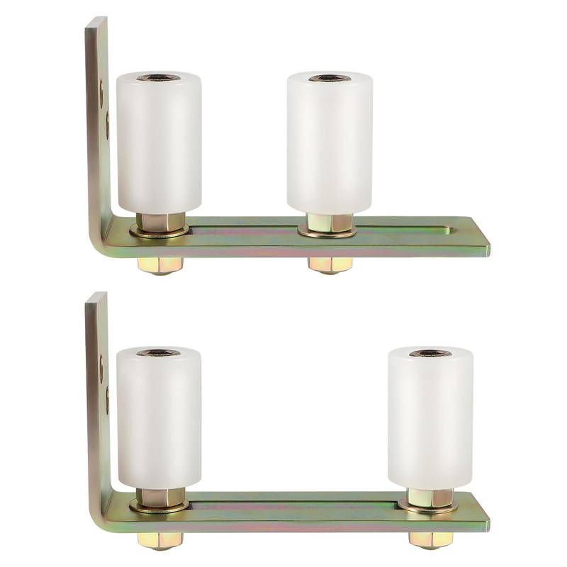 Skelang Slide Gate Guide Roller with L Post Bracket, Dual