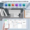 JADENS Portable Printers Wireless for Travel, Support 8.5" X 11"