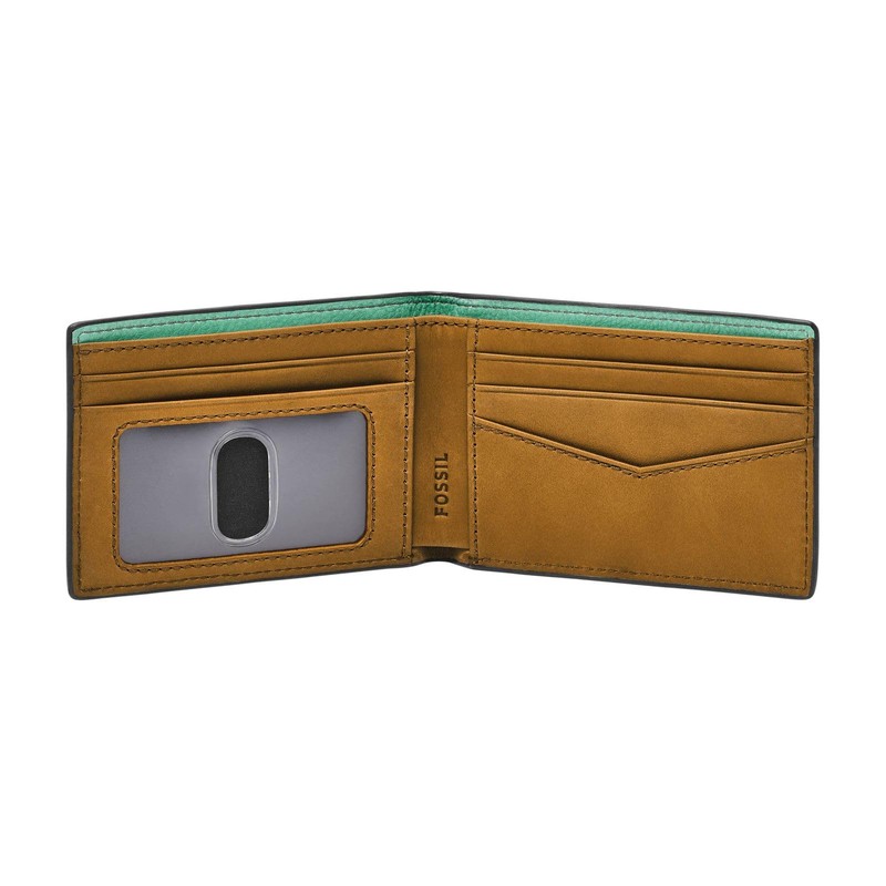 Fossil Steven FPW Bifold Wallet Seamist, seamist, bifold wallet
