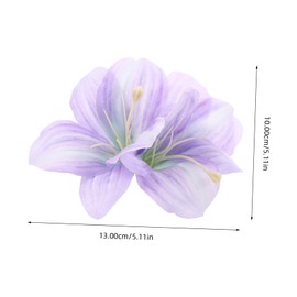 Healeved Artificial Flower Hairpin for Women Lily Flower Hair Clip Elegant Design Hair Accessories for Women
