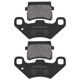 Road Passion Front & Rear Brake Pads Compatible with 50cc 70cc 90cc 110cc 125cc Motorcycle ATV Go Kart Quad Bikes Dune Buggy Powersports Parts (2 Coppie)