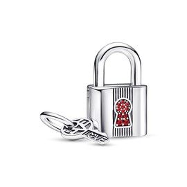 Lkwidi Charm Family Heart Animal Charm Pendant 925 Sterling Silver Charm Bead Pendant for European Bracelets and Necklaces, Silver, Cubic Zirconia