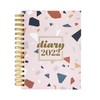Collins Scandi A5 Day to Page 2022 Diary - Terrazo