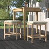 Barton Set of 2 Bar Stools Beige 24" Saddle Backless