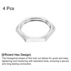 sourcing map G3/4 Pipe Fitting Hex Thin Lock Nut, Locknut
