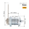 Qjaiune Thumb Operated Offset Cam Lock 3/4 Inch Cylinder &