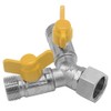 Joywayus Nickel Plated Brass G1/2" 3 Way Shower Diverter Valve,