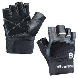 Silverton Power Fitness Weight-Lifting Gloves black Size:M