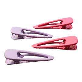Mibella Beauty & Co Haarspangen Set, 4 Stück, Lila und Pink, Trendige Haarclips, Explosion, Haarschmuck - 28653