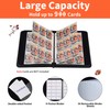 Zettokete 9 Pocket Football Card Binder,50 Double-Sided Pages for 900