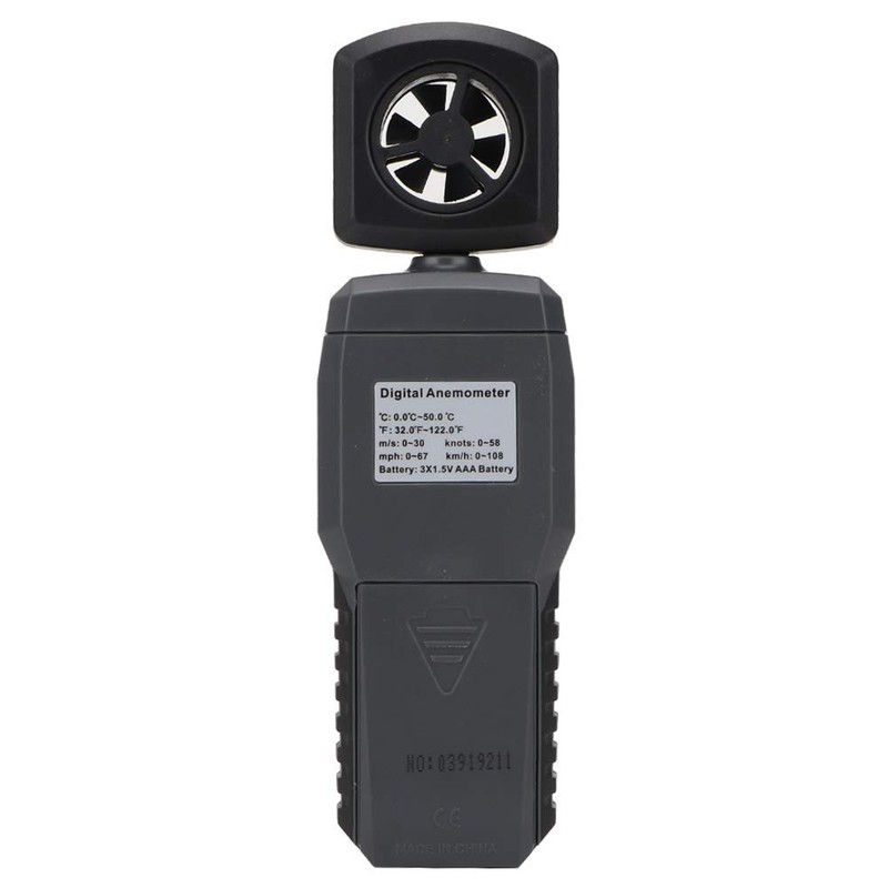 Digital Anemometer，ST9606 Wind Portable Hand-held Anemometer Wind Speed Meter LCD