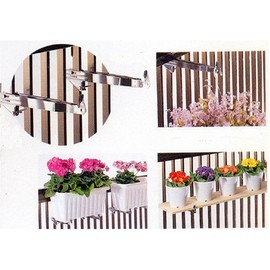 Shibata Garden Cutlery Planter Holder Stainless Flower Arm VIEW NO.117