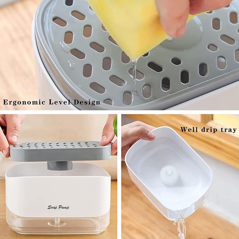 Premium Quality Soap Dispenser for Kitchen - Washing Up Liquid