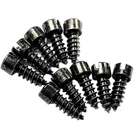 Tokyo Royal Living Spike Screws for Ice Barn, Non-Slip, 0.3 inches (8 mm), Pack of 10, Black