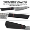 5.5-Inch Japanese Chef Knife - Razor Sharp Damascus Small Kitchen