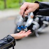 Pack of 2 PVC Mini Motorcycle Key Chains - Imitation