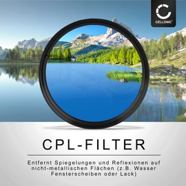 CPL Filter Compatible with Sigma 150-600 F5-6.3 DG OS HSM C 50-500 F4-6.3 (Diameter 95 mm) Lens with 95 mm Filter Thread - Circular Polarising Filter Polarising Filter CPL Filter Polarisation