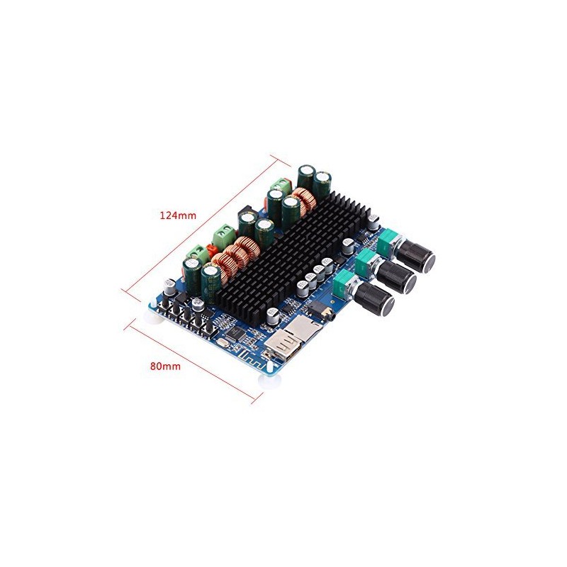 Amplifier Board Digital 2.1 Channel Amplifier Board Bluetooth USB TF