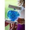 Sienna Glass HR8BL Friendship Heart, Blue 8cm