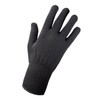 EDZ Merino Wool Thermal Liner Gloves - Black, S