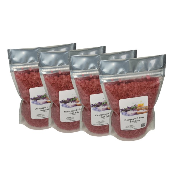 Bath Salts | 1lb Bags | Champagne & Roses Scent