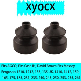 xyocx Replacement Set of 2 Gear Shift Boots Fits AGCO, Fits Case IH, David Brown, Fits Massey Ferguson 1210, 1212, 135, 135 UK, 1410, 1412, 150, 165, 175, 185, 231, 235, 240, 245, 250, 253, 255, 261