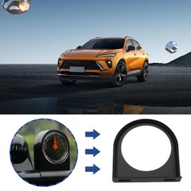 LT Easiyl 2 Pieces 52 mm Car Single Hole Meter Gauge Duty Gauge Holder Gauge Panel for Cars Trucks Boats Motorcycles Black