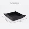 WASAMA Genuine Leather Valet Tray | Full Grain Leather Organiser