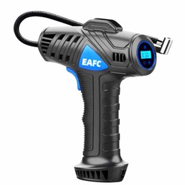EAFC Handheld Car Air Compressor Wireless Air Pump Smart Digital Tire Air Pump with LED Light for Car Motorcycle Bike Ball