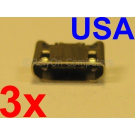 3 Micro USB Charging Port Power for JBL Link 10 20 300 500 Bluetooth Speaker USA