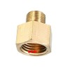 TOP-VIGOR 2Pcs Brass Threaded Pipe Fitting 1/8 PT Male x