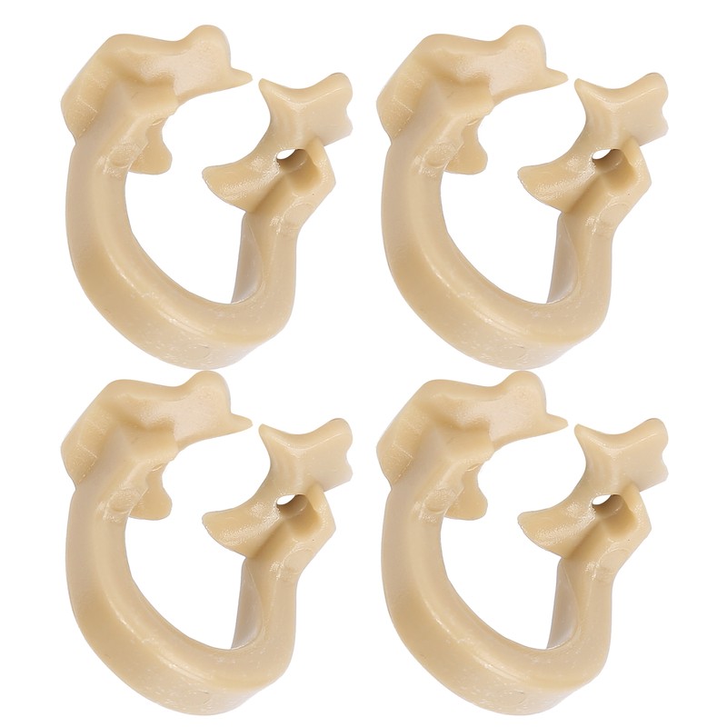 4pcs Resin Dental Dam Clamps Barrier Clip Dental Materials Tool