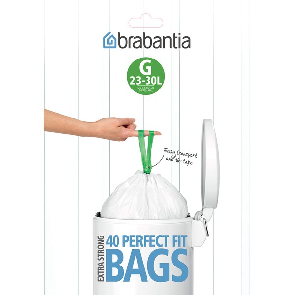 Brabantia 375668 Bin Liners Dispenser Pack, 23/30-Liter