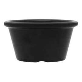 Vencort Pack 5 Ramekin Salsera Melamina Color Negro 3 Oz